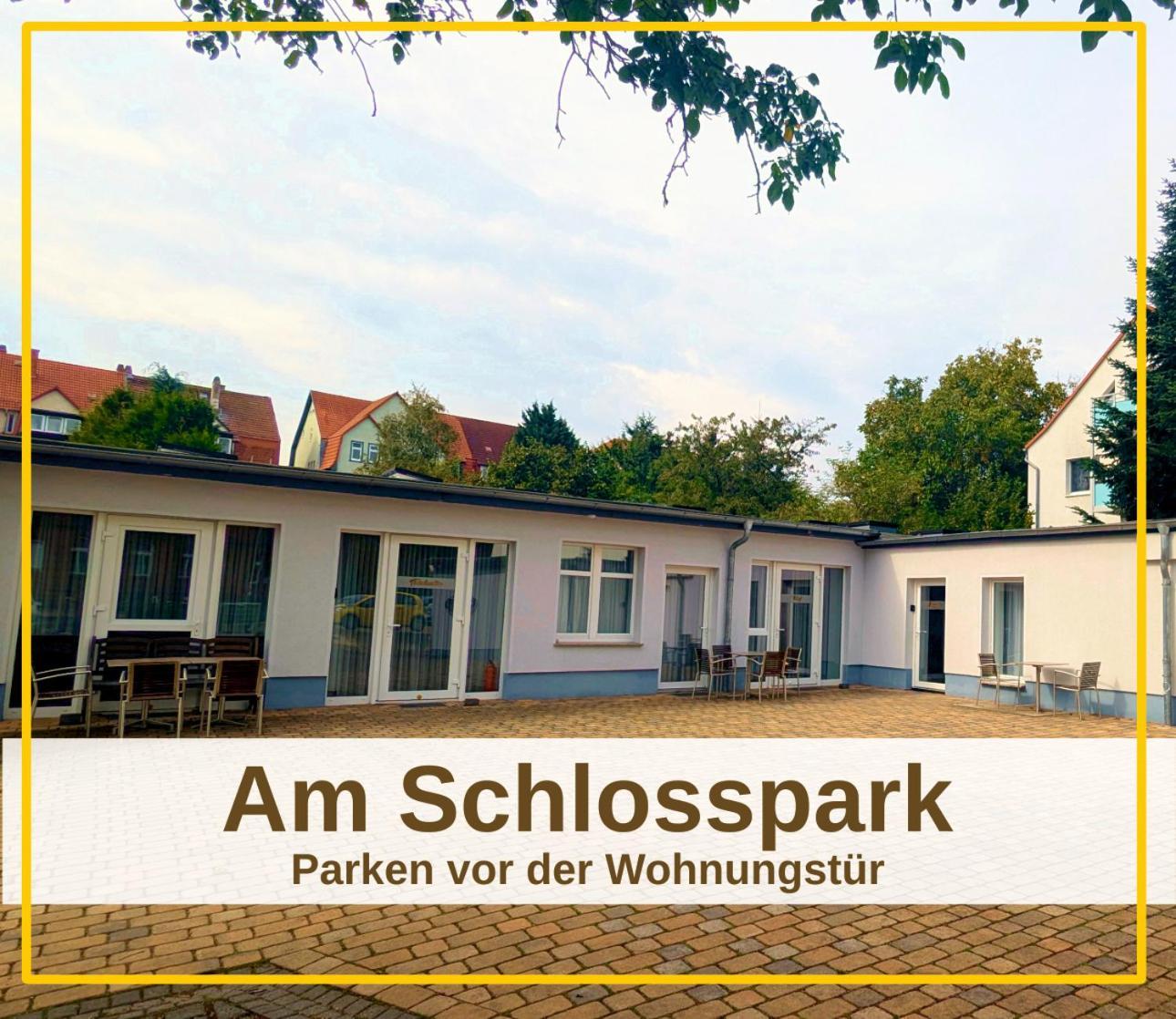 Fewo Urban Gotha-Apartment Ekhof- Am Schlosspark- Parken An Der Der Tuer- Barrierefrei, 900 Meter Zum Bahnhof - Wallbox 外观 照片